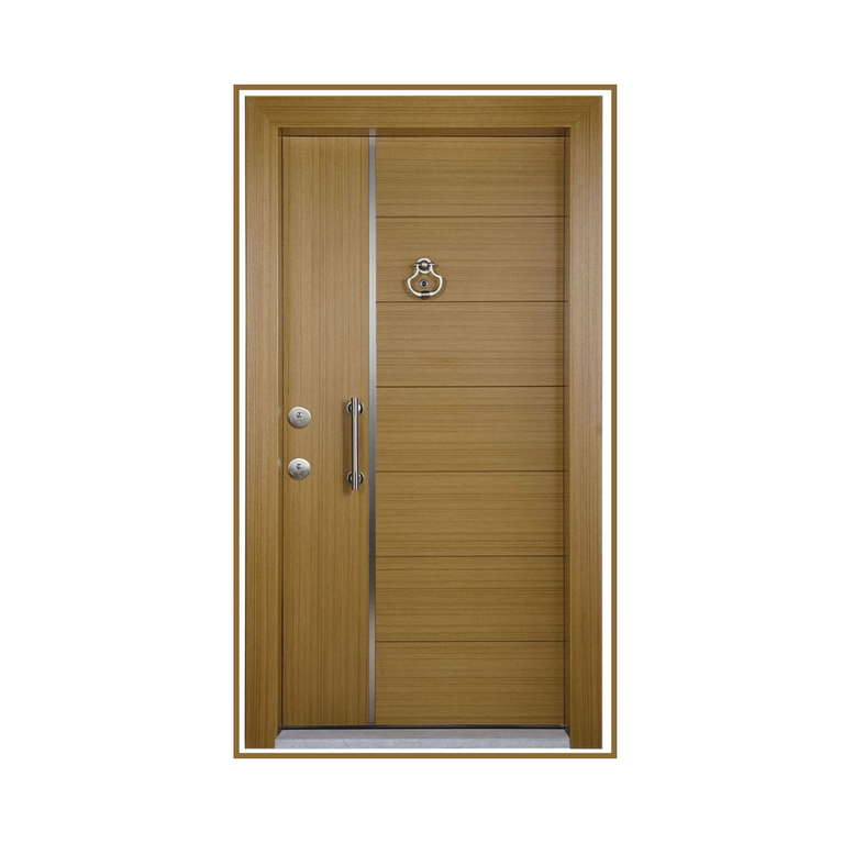 Modern Wooden Security Door - Premium Design & Functionality